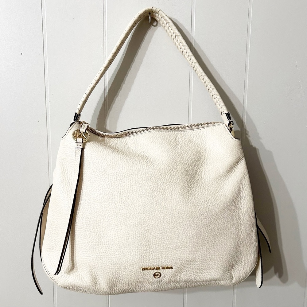 Michael Kors Grand Large Hobo Shoulder Leather $428 Bag Purse